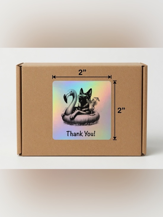 Other - German Shepherd Thank You Stickers-
 2”x2” 100ct.